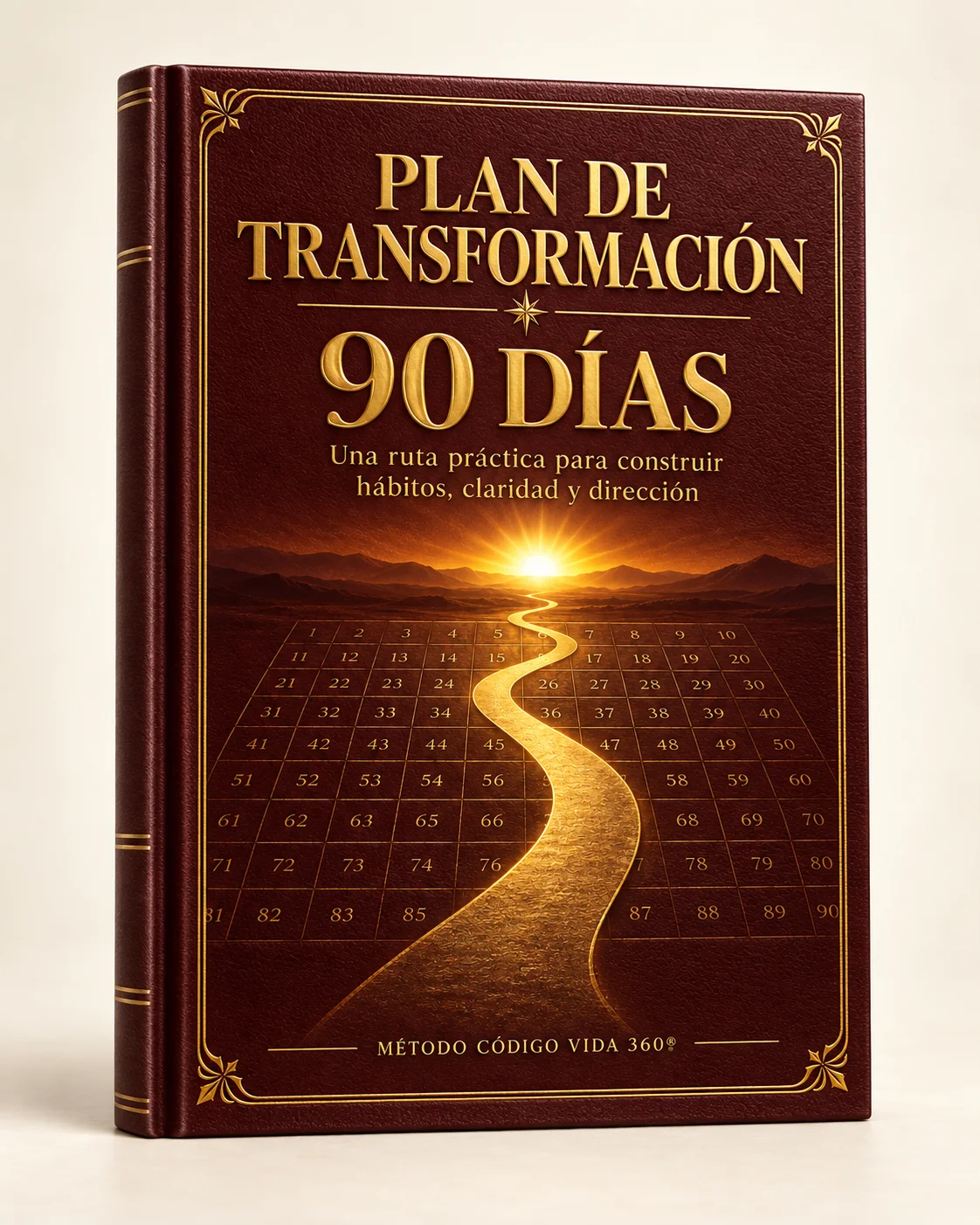 Mockup de Plan de Transformación de 90 Días